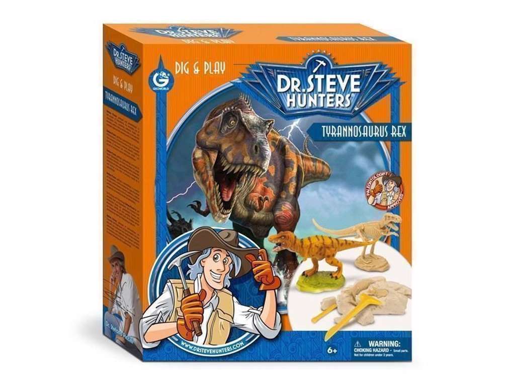 Dr. Steve Hunters udgravningssæt - Tyrannosaurus Rex dobbelt pakke