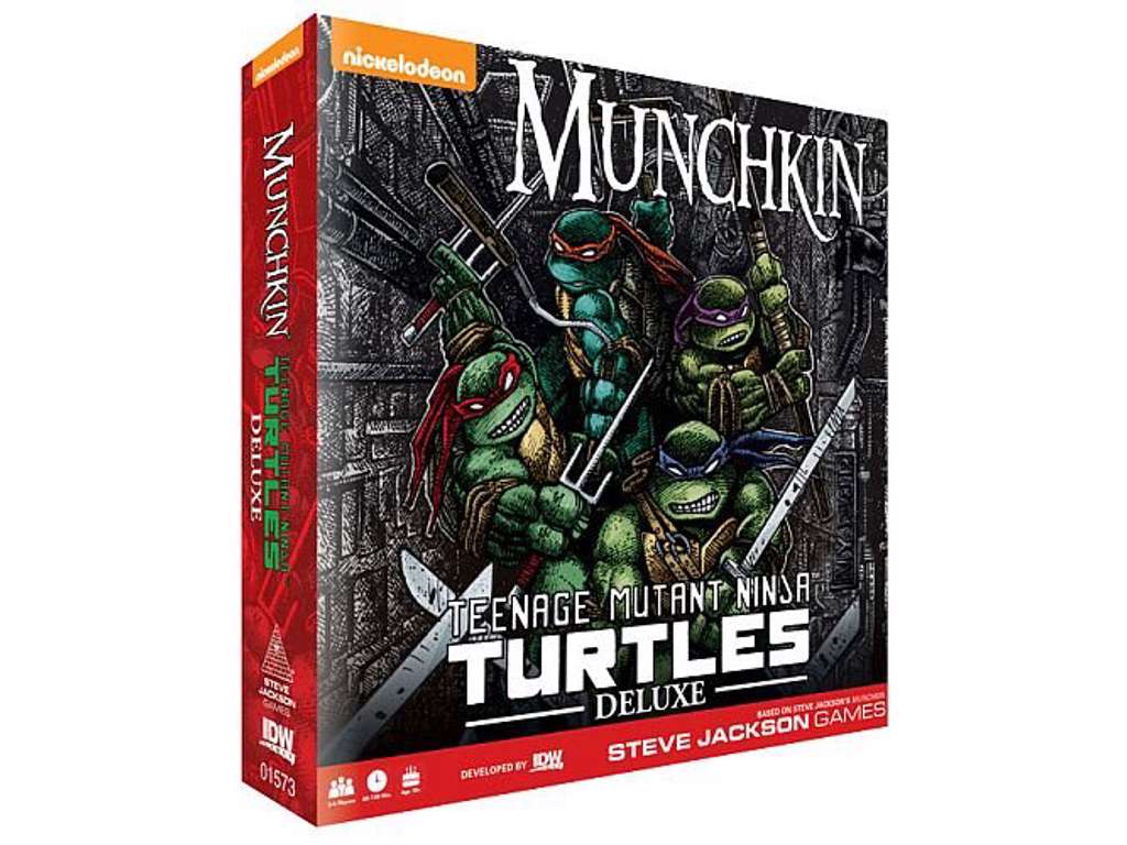 Munchkin: Teenage Mutant Ninja Turtles Deluxe - brætspil fra Pegasus - engelsk
