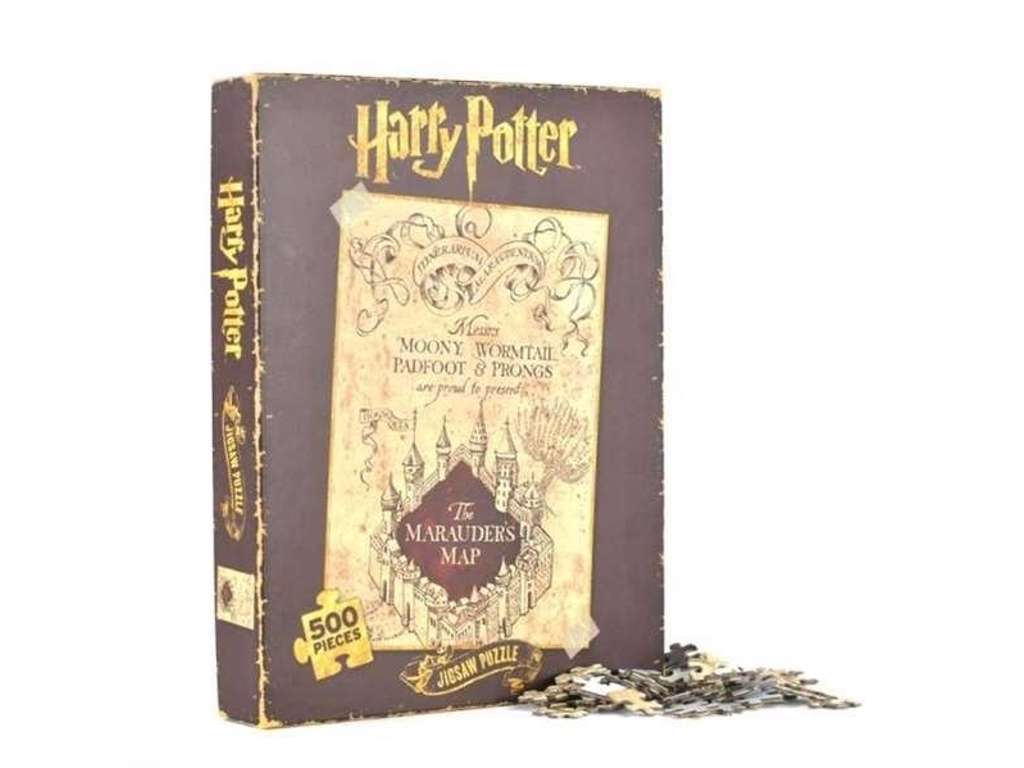 Puslespil med Marauder's Map fra Harry Potter på 500 brikker
