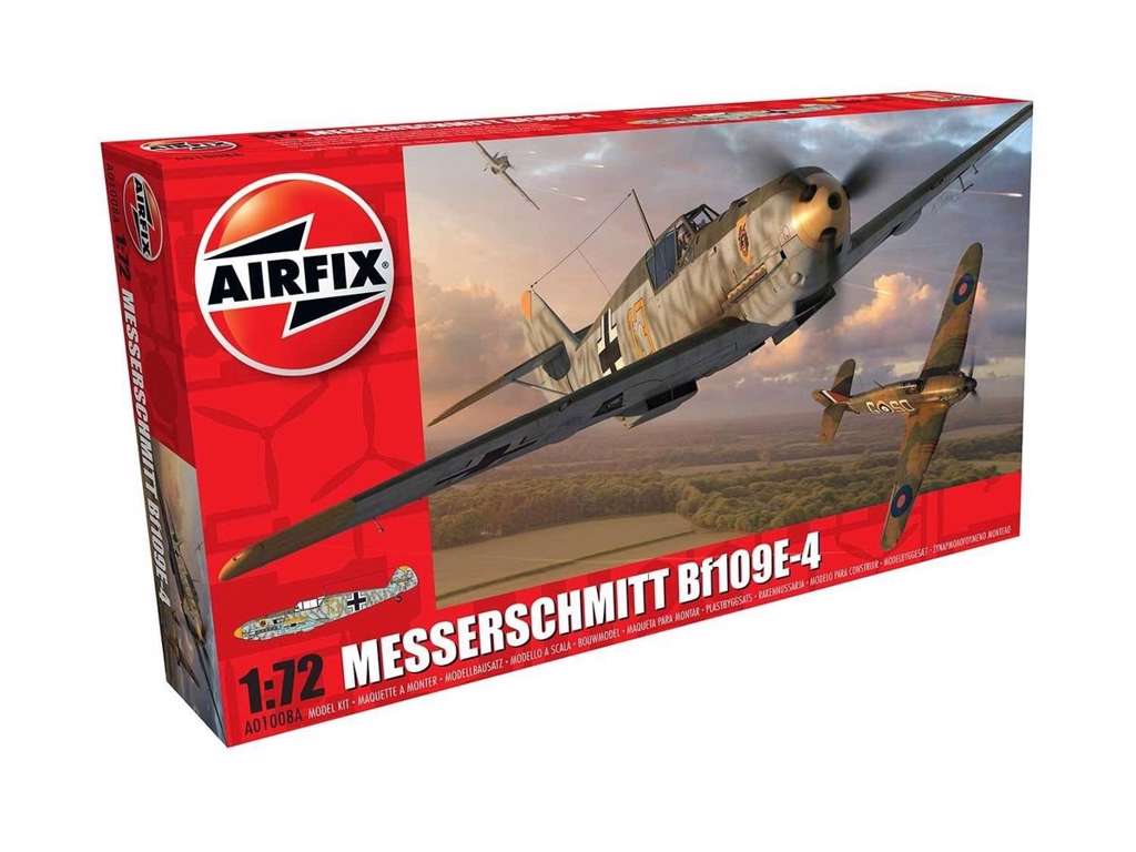 Messerschmitt Bf109 1:72 Modelbyggesæt fra Airfix