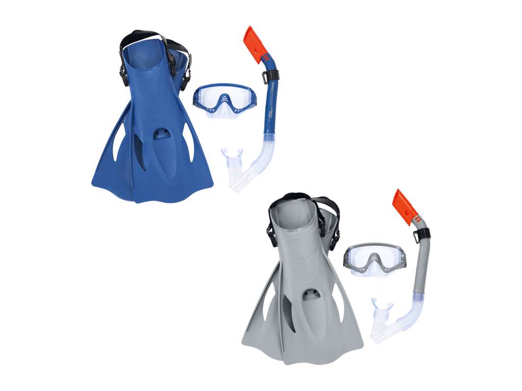 Snorkelsæt med svømmefødder til børn +7