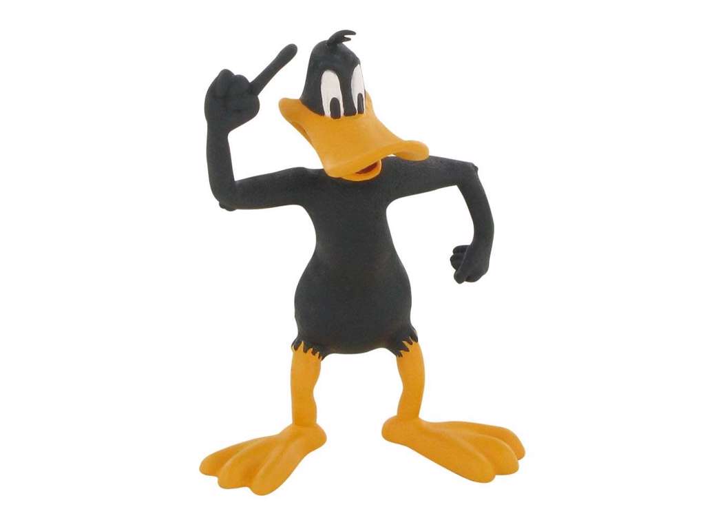 Looney Tunes mini figur af Daffy Duck på 8 cm