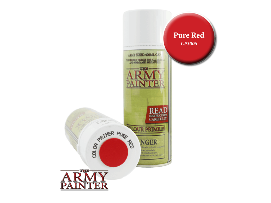 Pure Red Spray Colour Primer til figurer