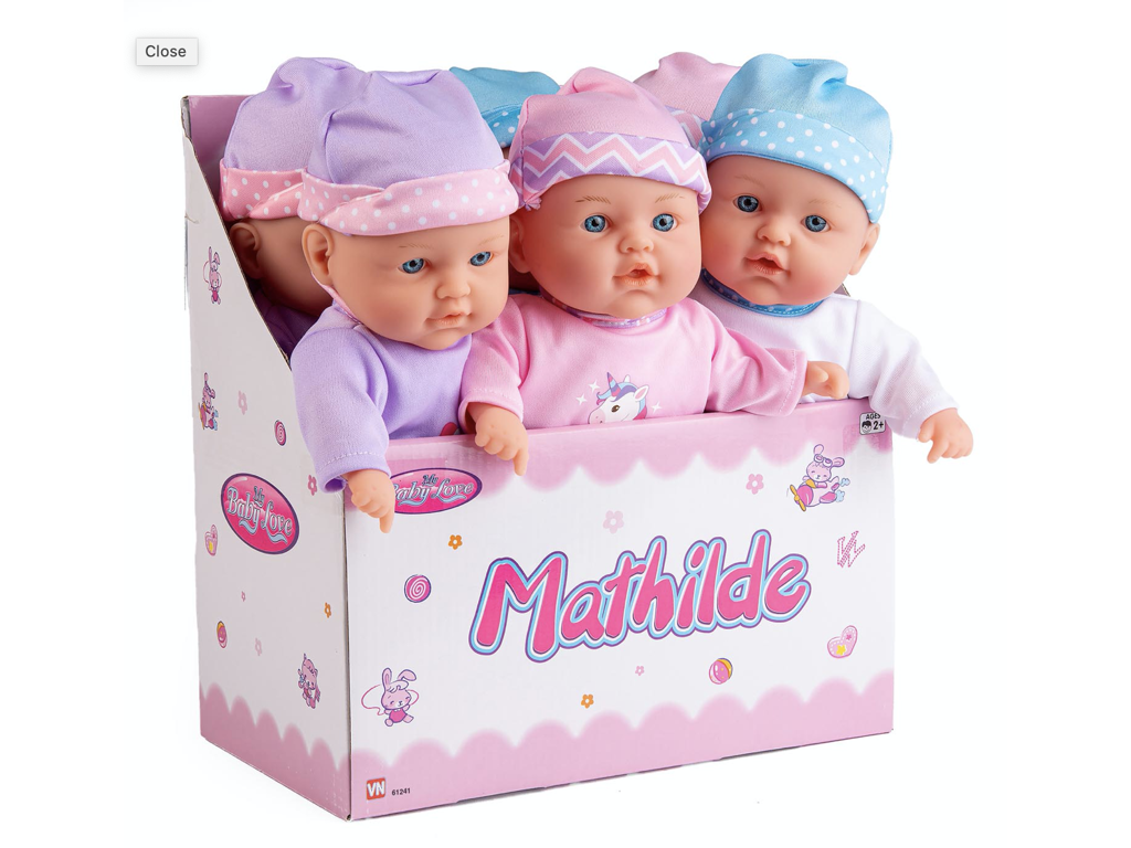 Lille babydukke med blød krop fra My Baby