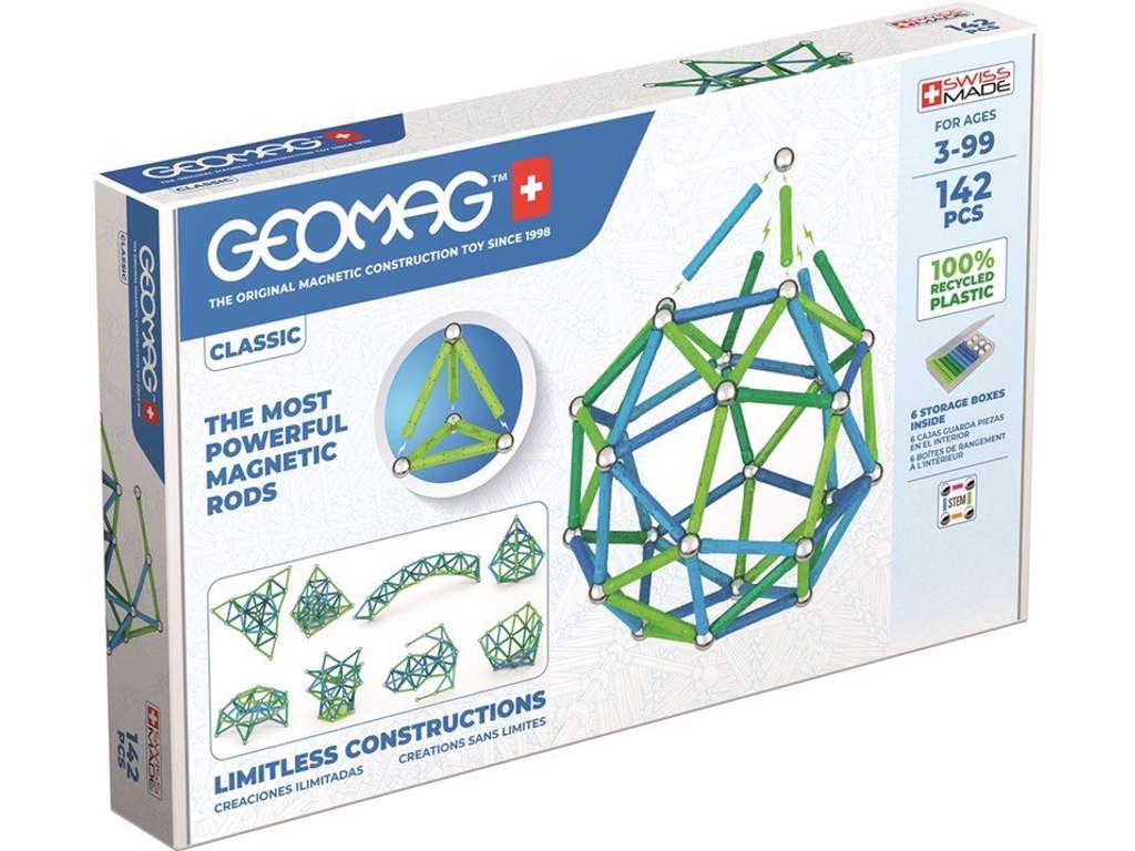 Geomag Classic Green 142 dele