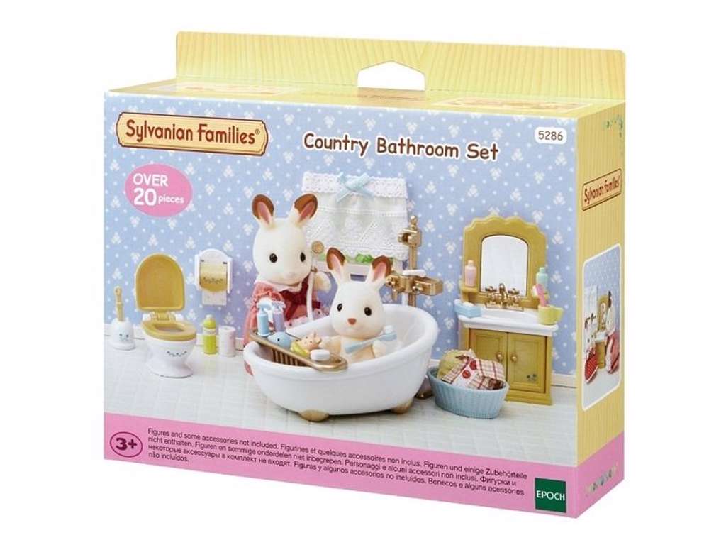 Badeværelse i landlig stil fra Sylvanian Families - 5286
