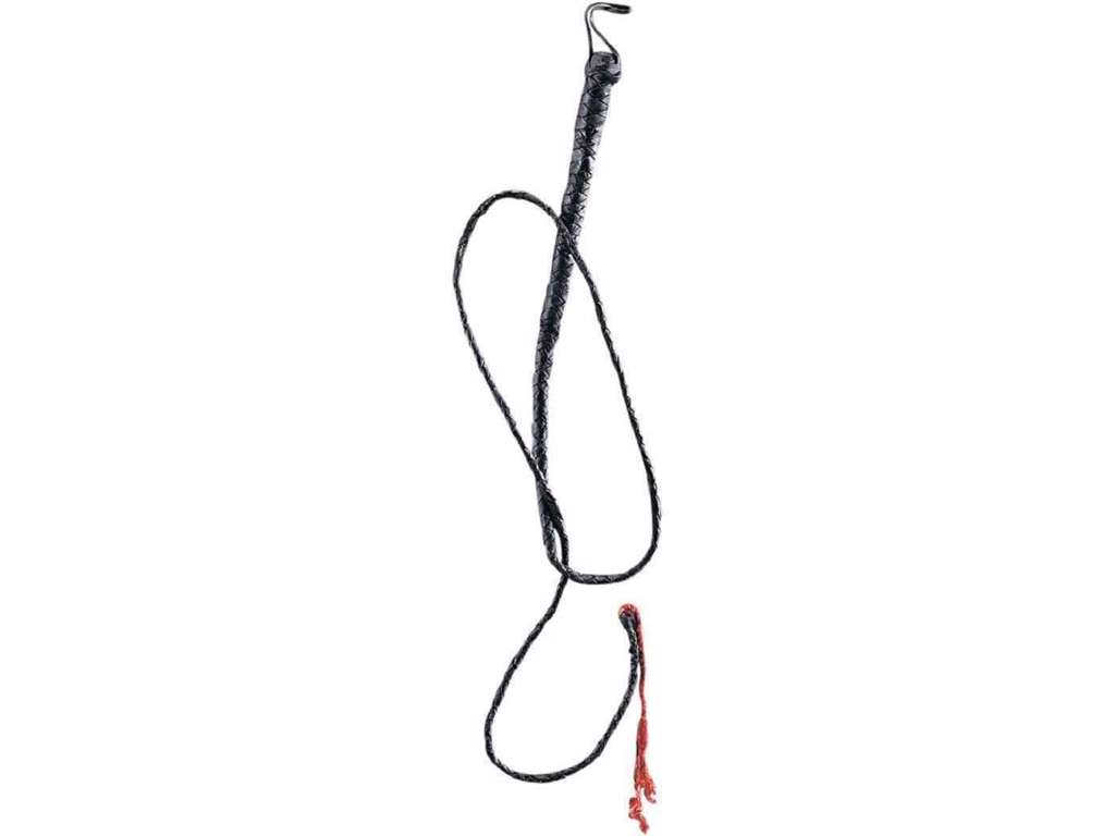 Læderpisk fra Rubies - 2 meter