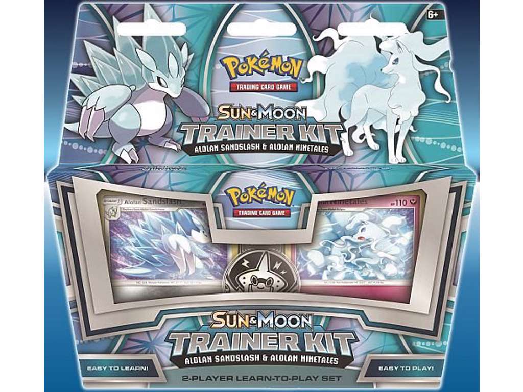 Pokemon Deck Sun & Moon Trainer Kit med  Alolan Sandslash & Alolan Ninetales