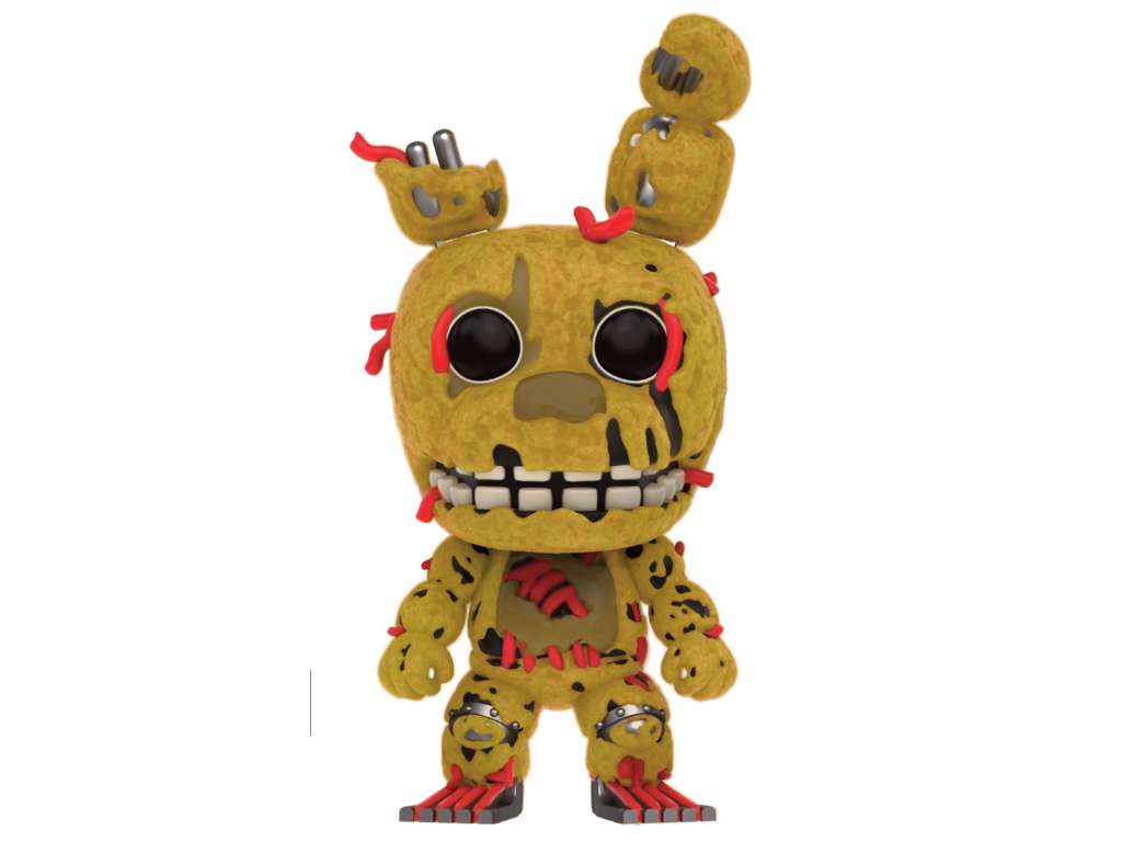 Five Nights at Freddy´s POP! vinyl figur af Springtrap (Flocked) på 9 cm