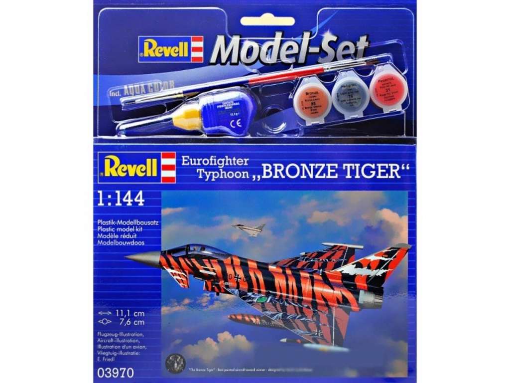 Eurofighter Typhoon" Bronze Tiger" 1:144 model kit fra Revell