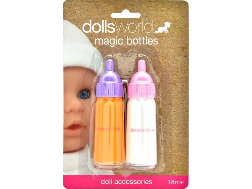 Magiske sutteflasker på 11 cm fra Dolls World