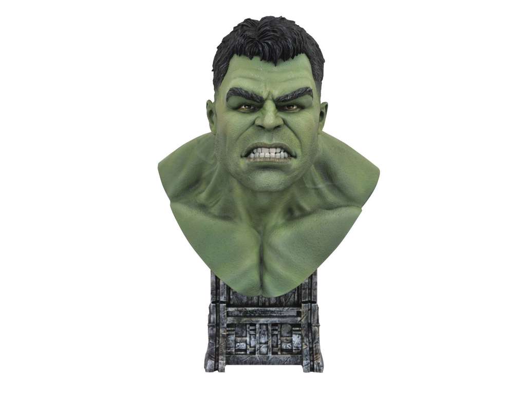 Hulk buste i 1/2 fra Thor: Ragnarok Legends på 25 cm
