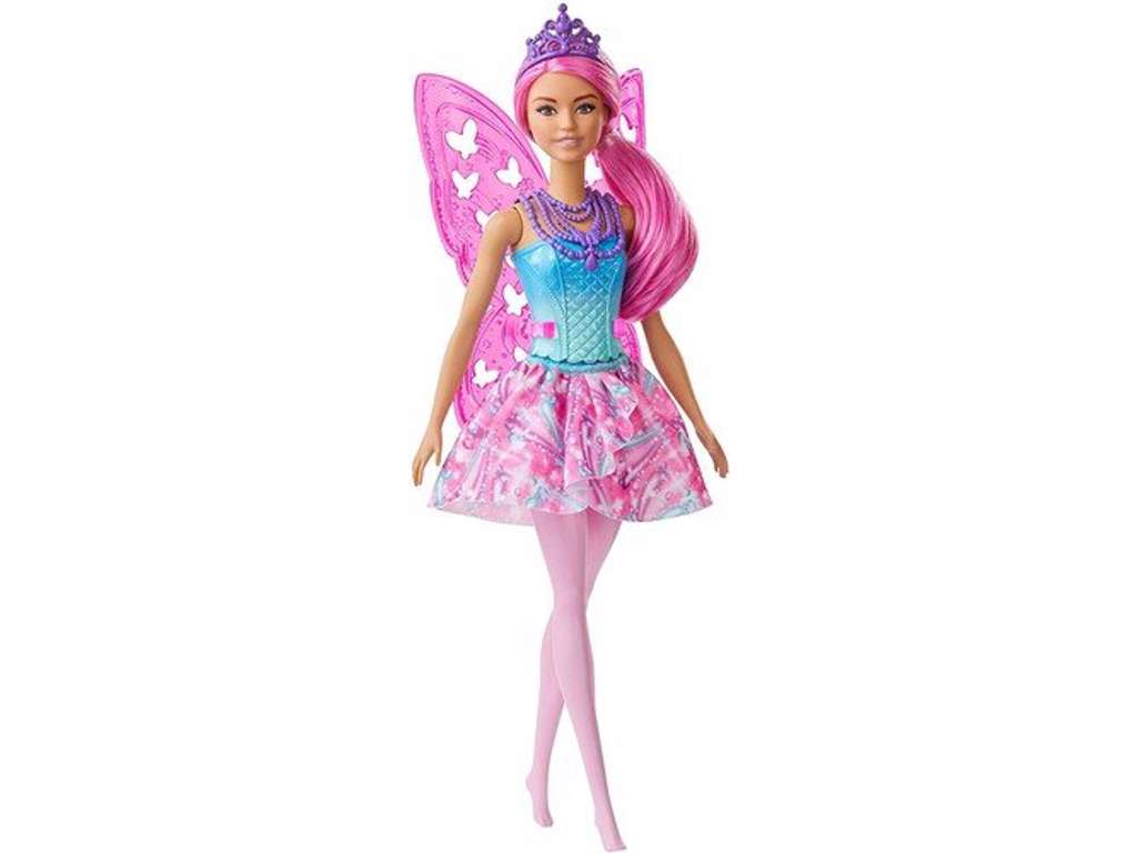 Barbie Dreamtopia fe - blå kjole