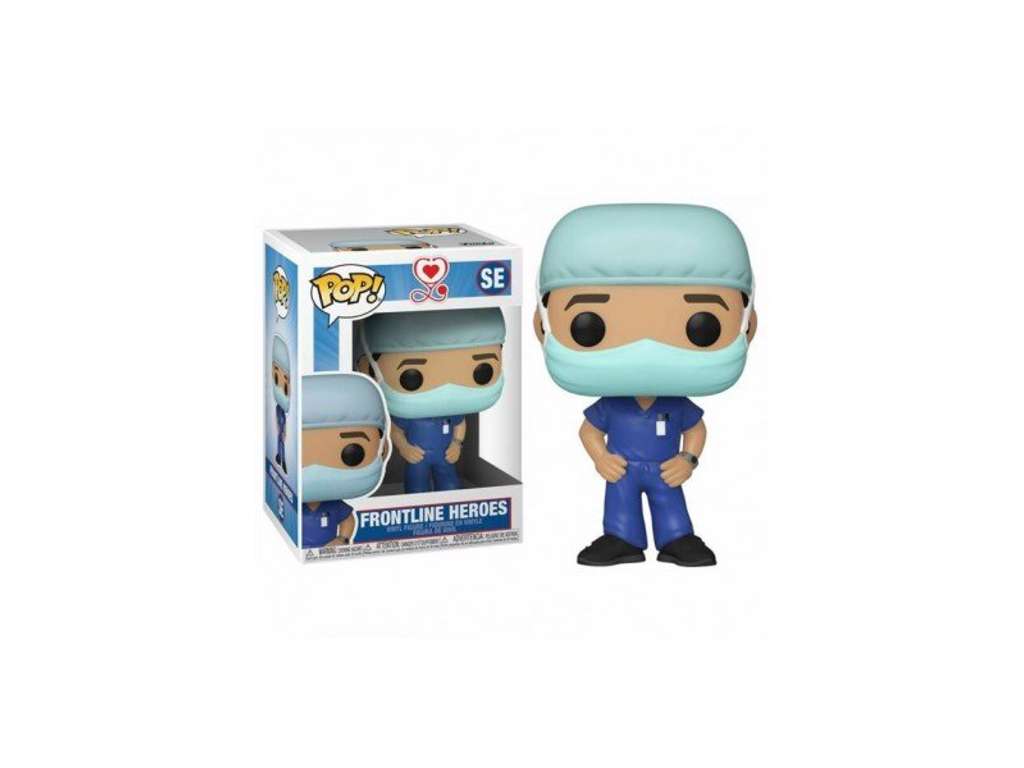 Front Line Worker POP! Heroes vinyl figur af Male #1 på 9 cm