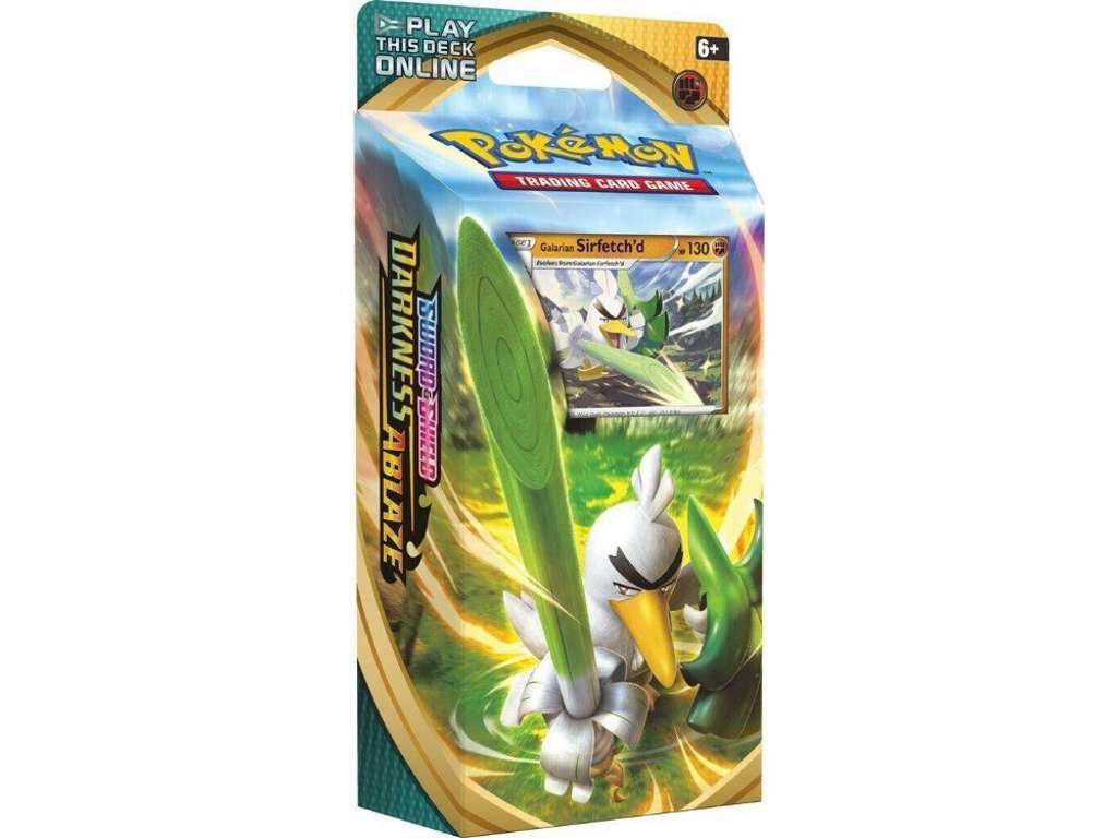 Pokémon Darkness Ablaze theme deck med Galarian Sirfetc'd