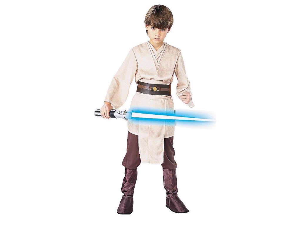 Jedi Knight kostume (uden lyssværd) fra Star Wars 5-7 år