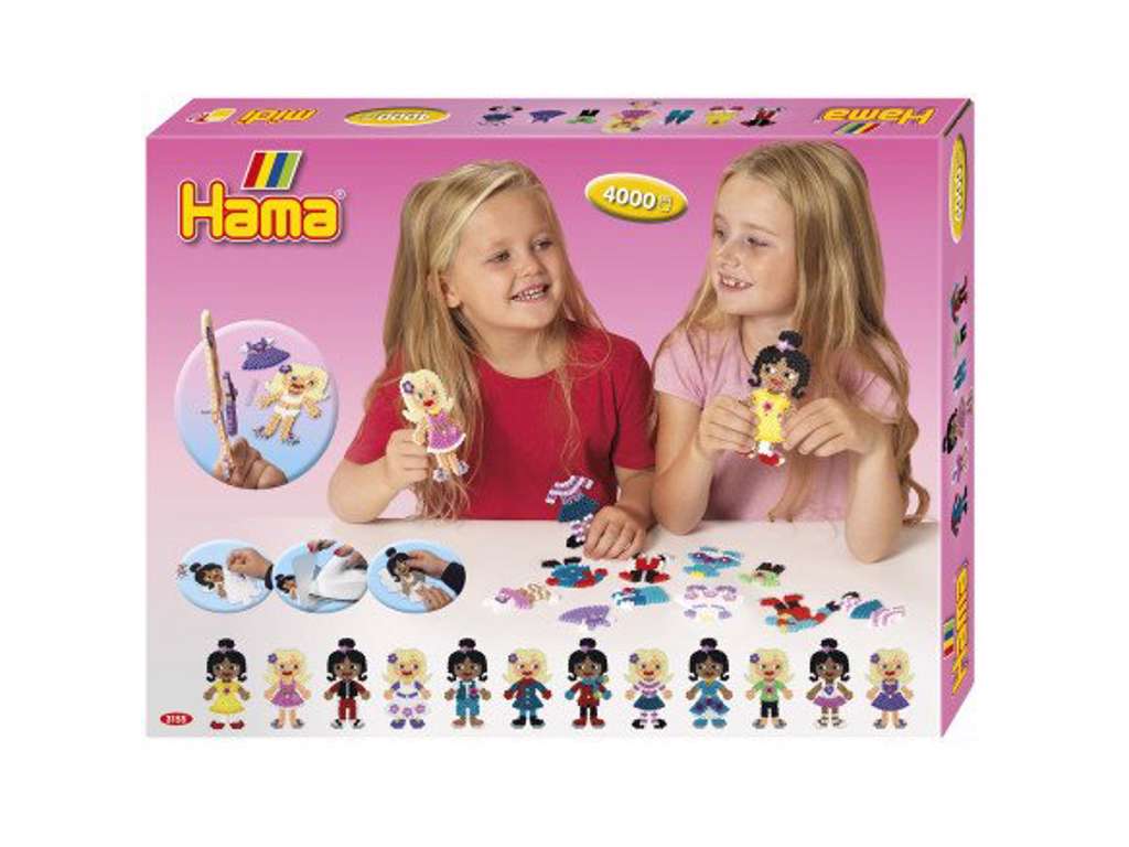 Hama Midi gaveæske påklædningsdukker - 3155