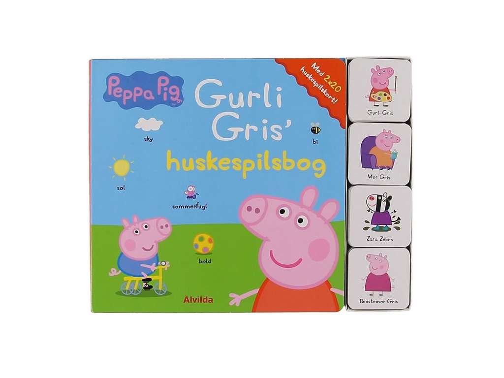 Gurli Gris huskespilsbog for børn