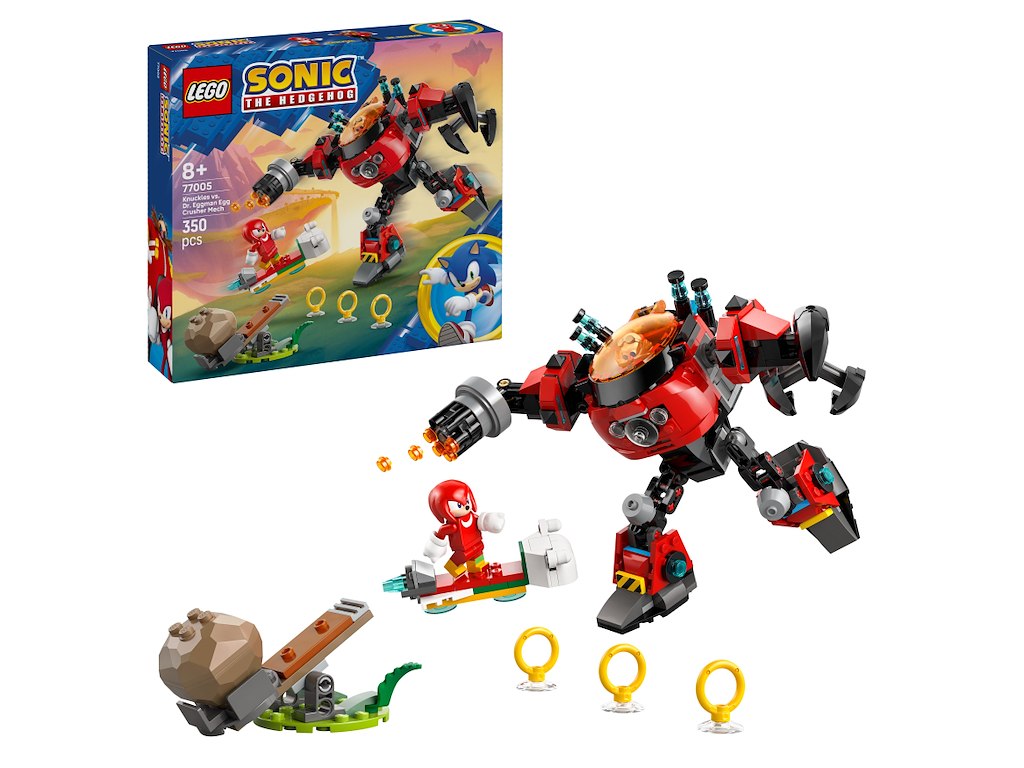 Knuckles mod dr. Eggmans Egg Crusher-mech - 77005 - LEGO Sonic