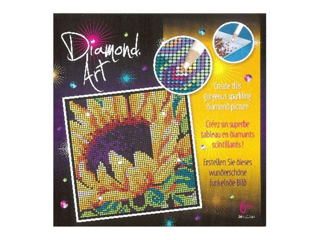Diamant kunst - solsikke