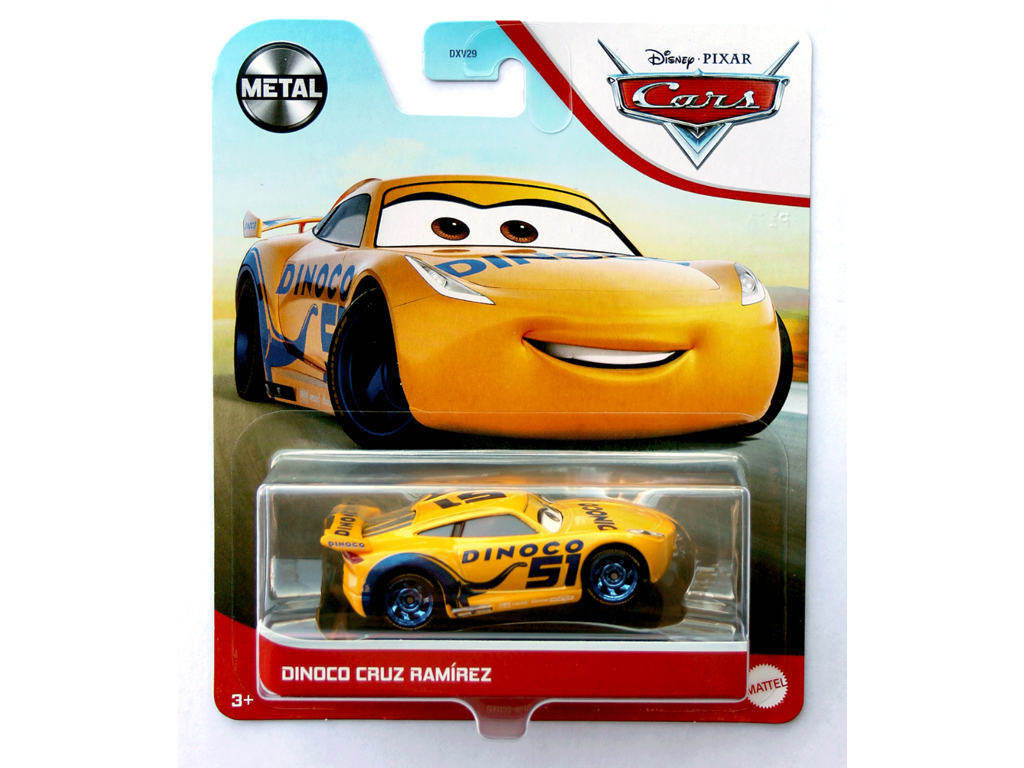 Dinoco Cruz Ramirez metalbil fra Cars 3