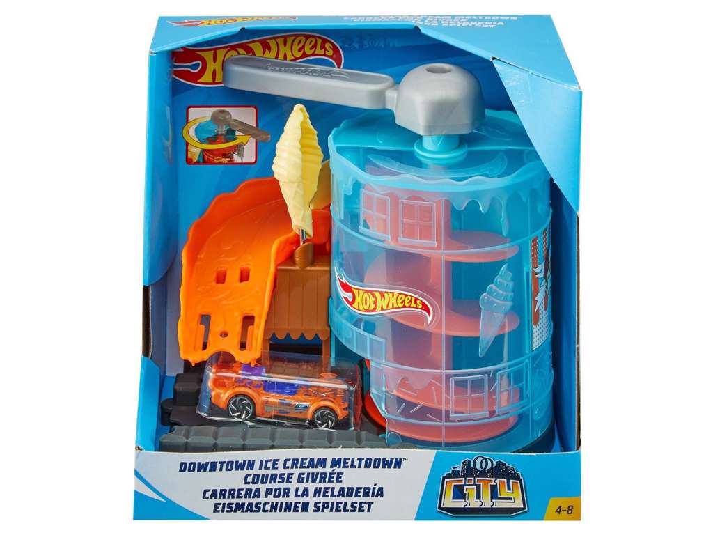  Hot Wheels City Downtown Ice Cream Meltdown