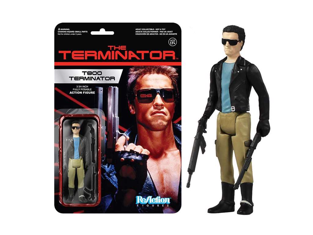The Terminator "ReAction" action figur T800 Terminator 10 cm fra Funko