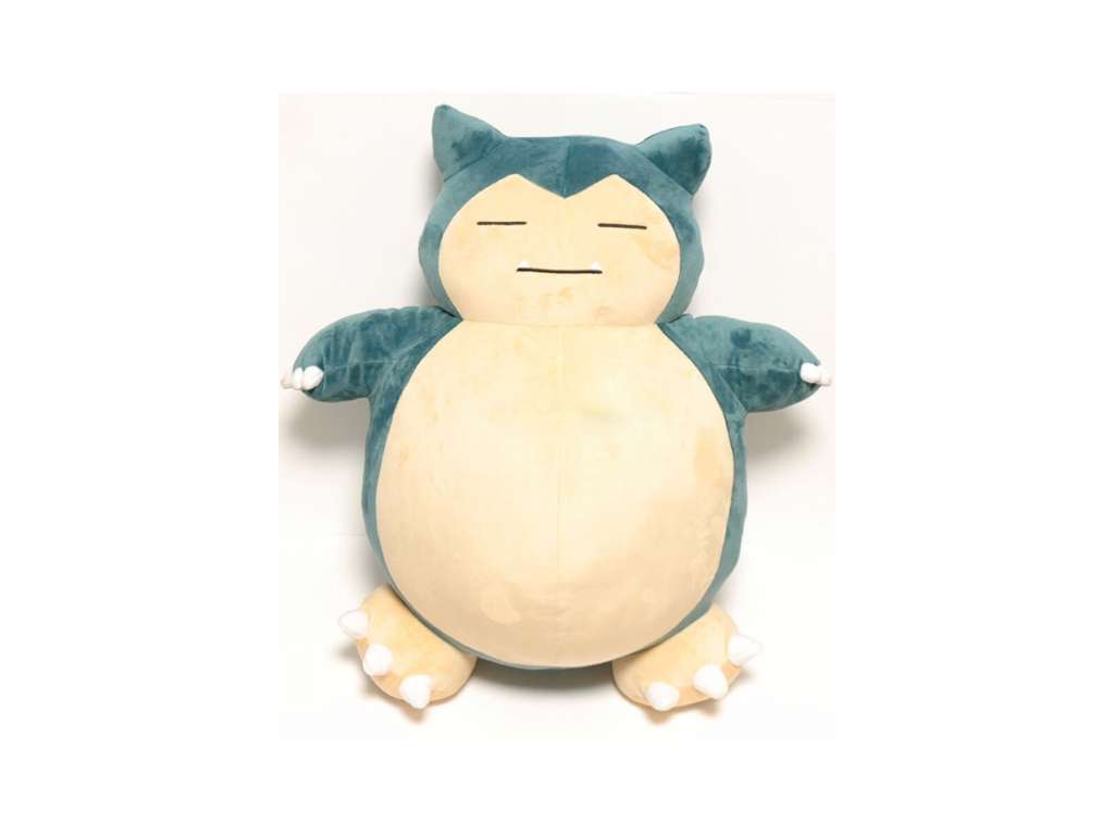 Sovende mega Snorlax bamse fra Pokémon på 45 cm