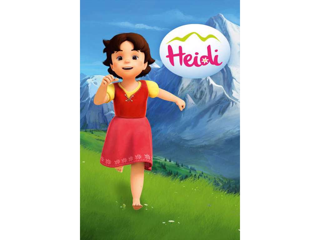 Sankt bernhardhunden Josef minifigur fra tegnefilmen Heidi