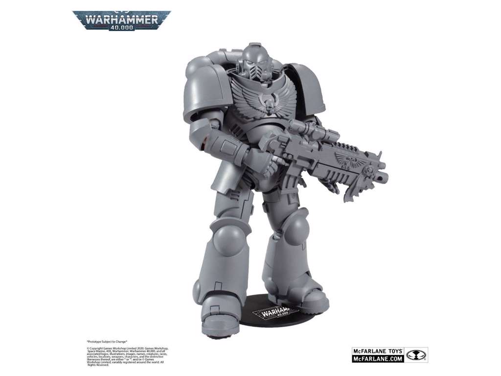 Warhammer 40k action figur af Space Marine AP på 18 cm
