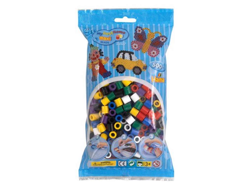 Hama Maxi Perler 500stk. Mix Pose - 8470