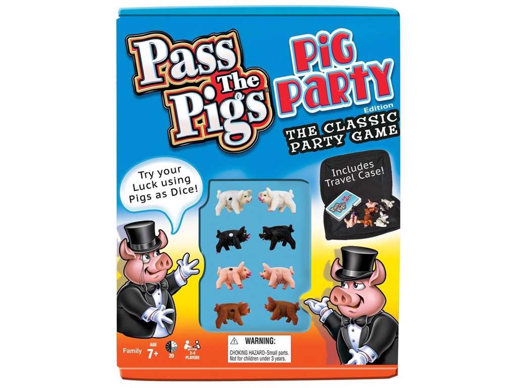 Kaste Gris / Pass The Pigs - Party Edition - engelsk