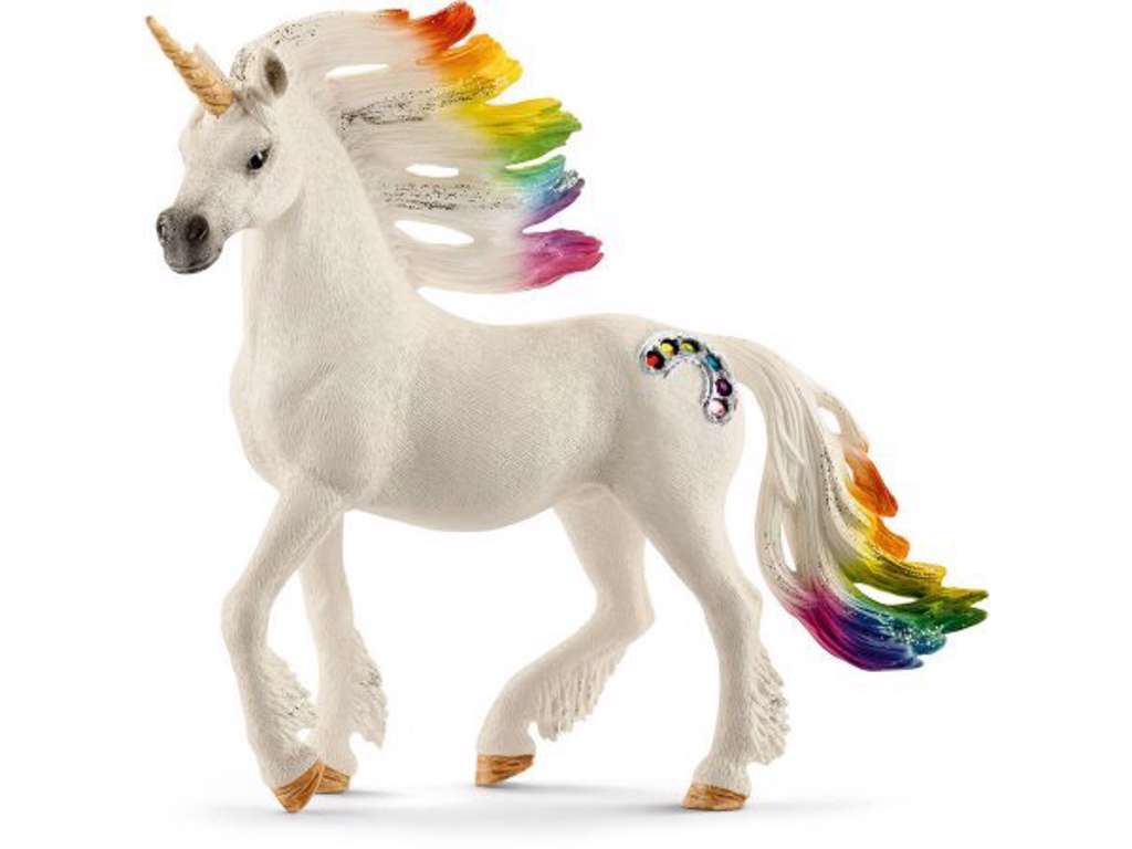 Regnbue enhjørning han fra Schleich