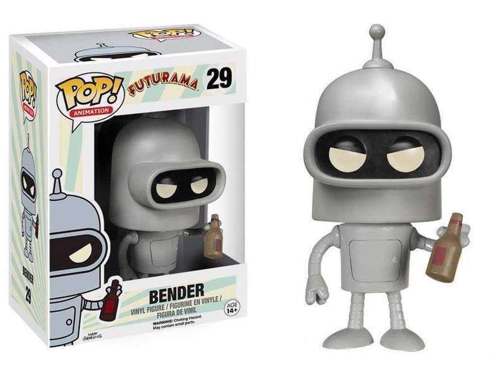 Futurama POP! vinyl figur af Bender på 10 cm