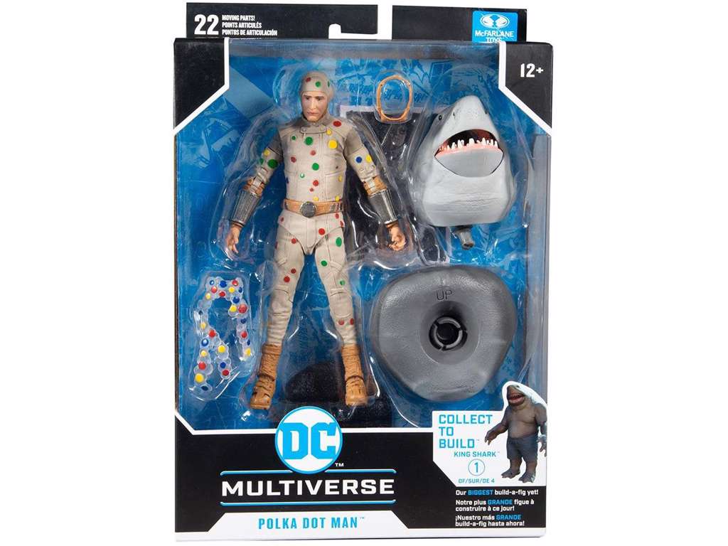 Suicide Squad Build A action figur af Polka Dot Man på 18 cm