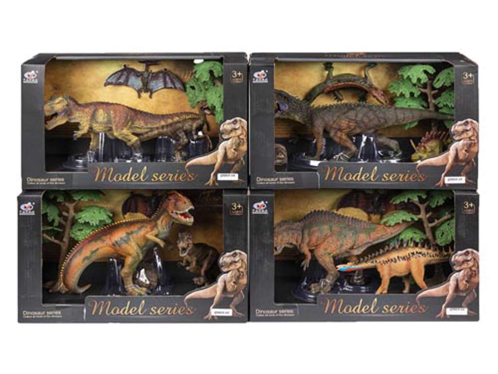 Dinosaur 3 pak legessæt med tilbehør