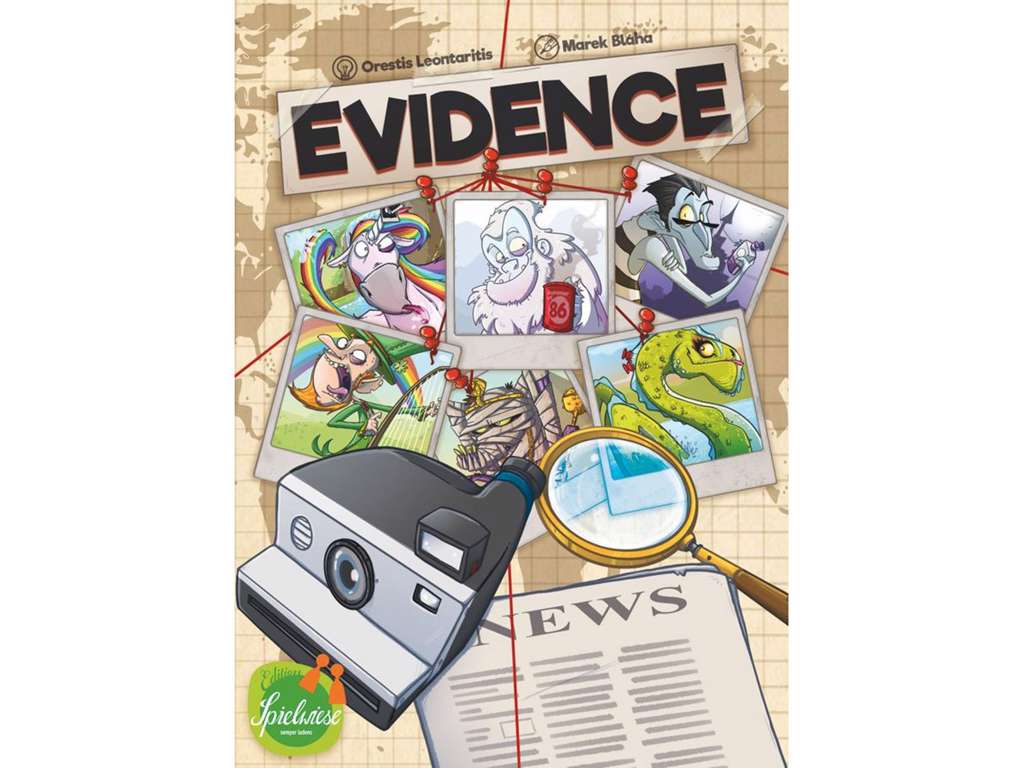 Evidence (EN) - brætspil fra Pegasus