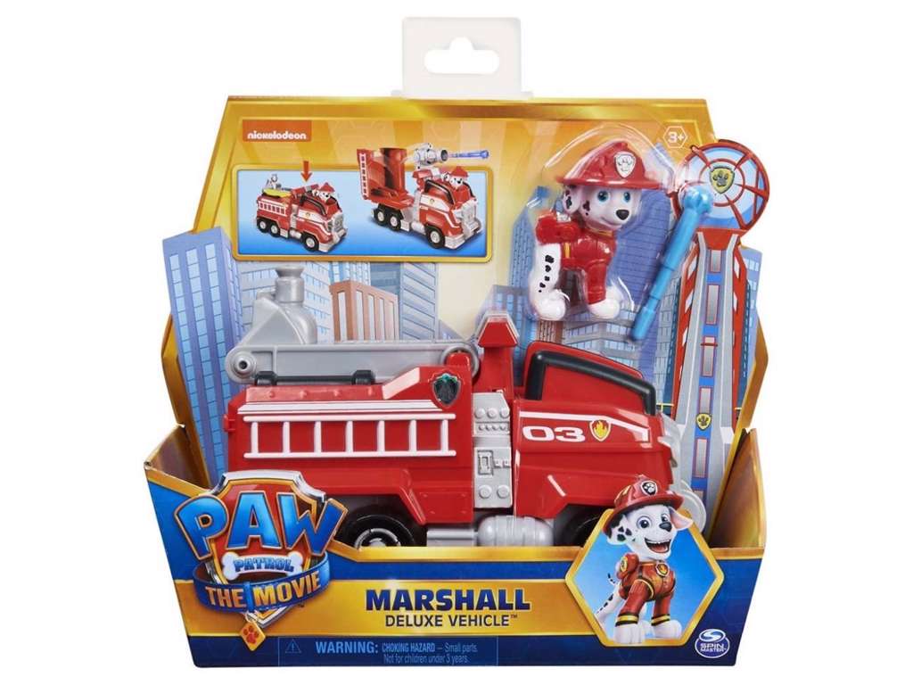 Paw Patrol Movie deluxe bil med Marshall