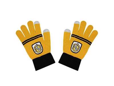  Hufflepuff touchscreen handsker Harry potter fra Cinereplicas