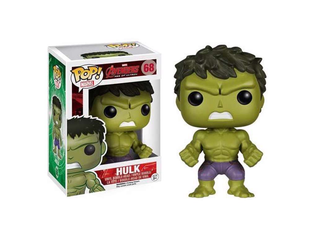 Avengers Age of Ultron POP! vinyl bobble-head af Hulk på 10 cm