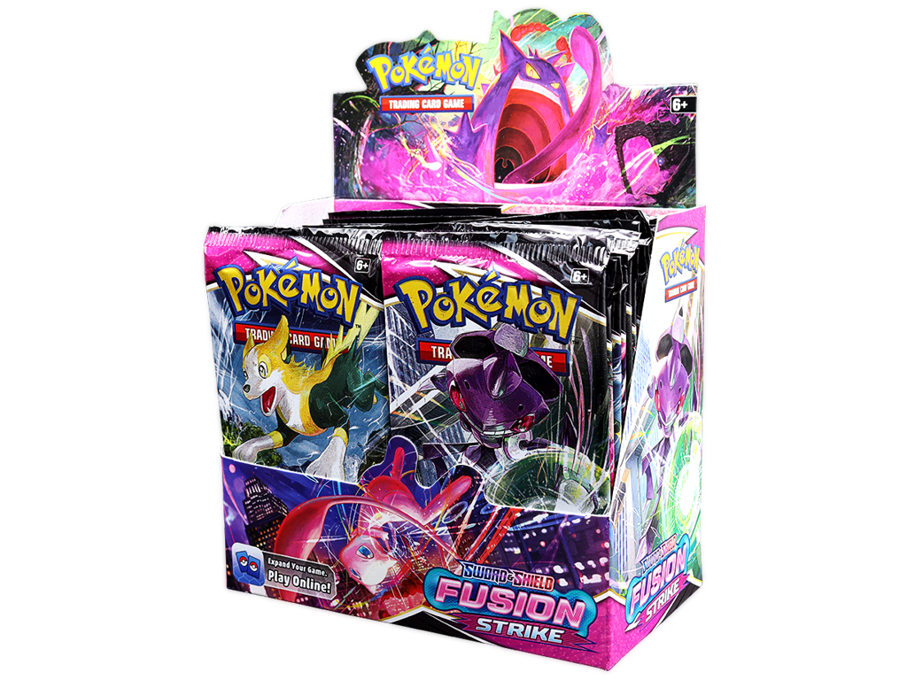 Pokémon Sword and Shield Fusion Strike Display