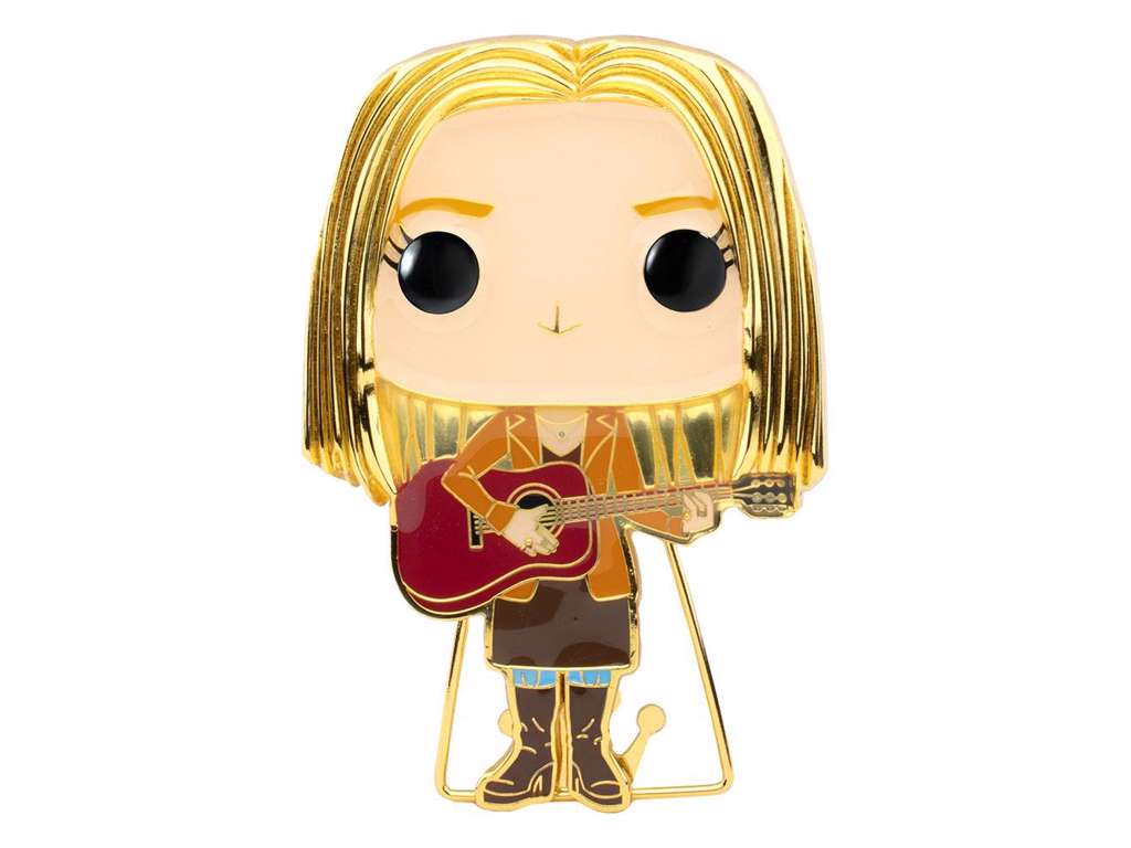 Friends POP! Enamel Pin af Phoebe Guitar på 10 cm