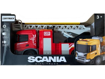 SCANIA brandbil m/stige, lys & lyd