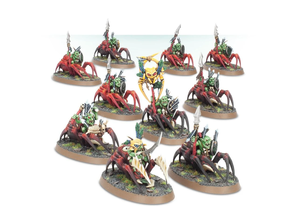Gloomspite Gitz: Grot Spider Riders
