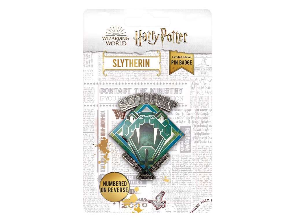 Harry Potter pin badge i metal -  Slytherin