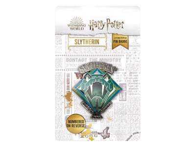 Harry Potter pin badge i metal -  Slytherin