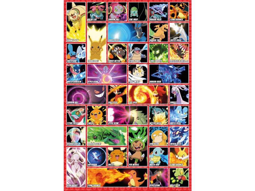 Pokémon plakat 61 x 91 cm