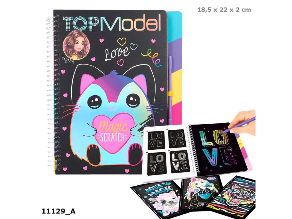 Top Model Magic Scratch bog