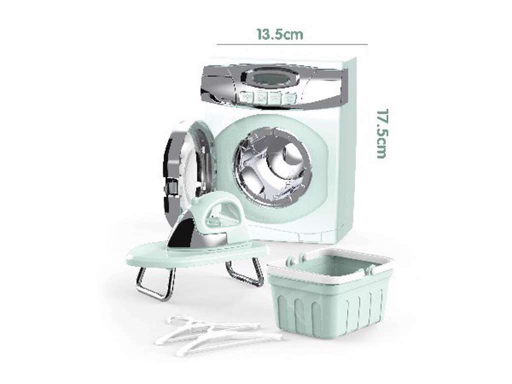 Elektrisk vaskemaskine med tilbehør