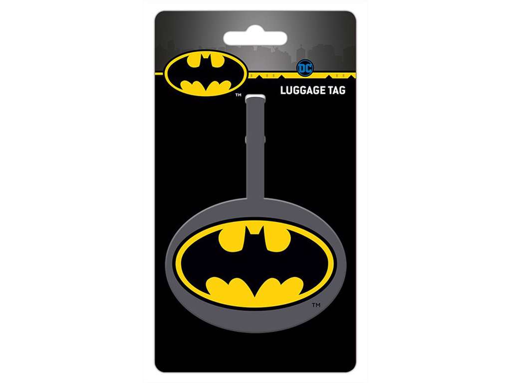 Batman-logo bagagemærke på 6.5 x 9 cm